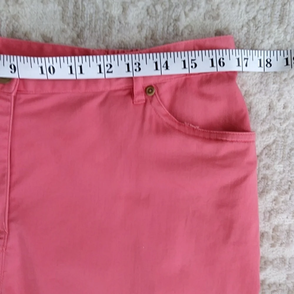 Brielle Blvd. Embellsihed Capri Pants 14P Pink Orange - Picture 10 of 16